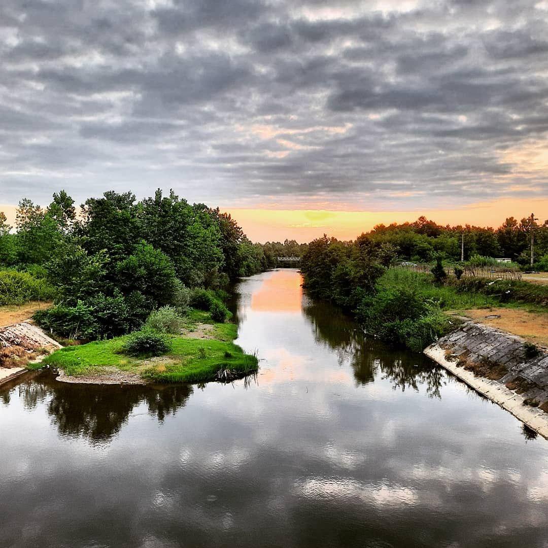 Neda's photograph over a bridge in north